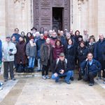 14 The FAA Gozo tour group on the steps of Gharb Parish Church