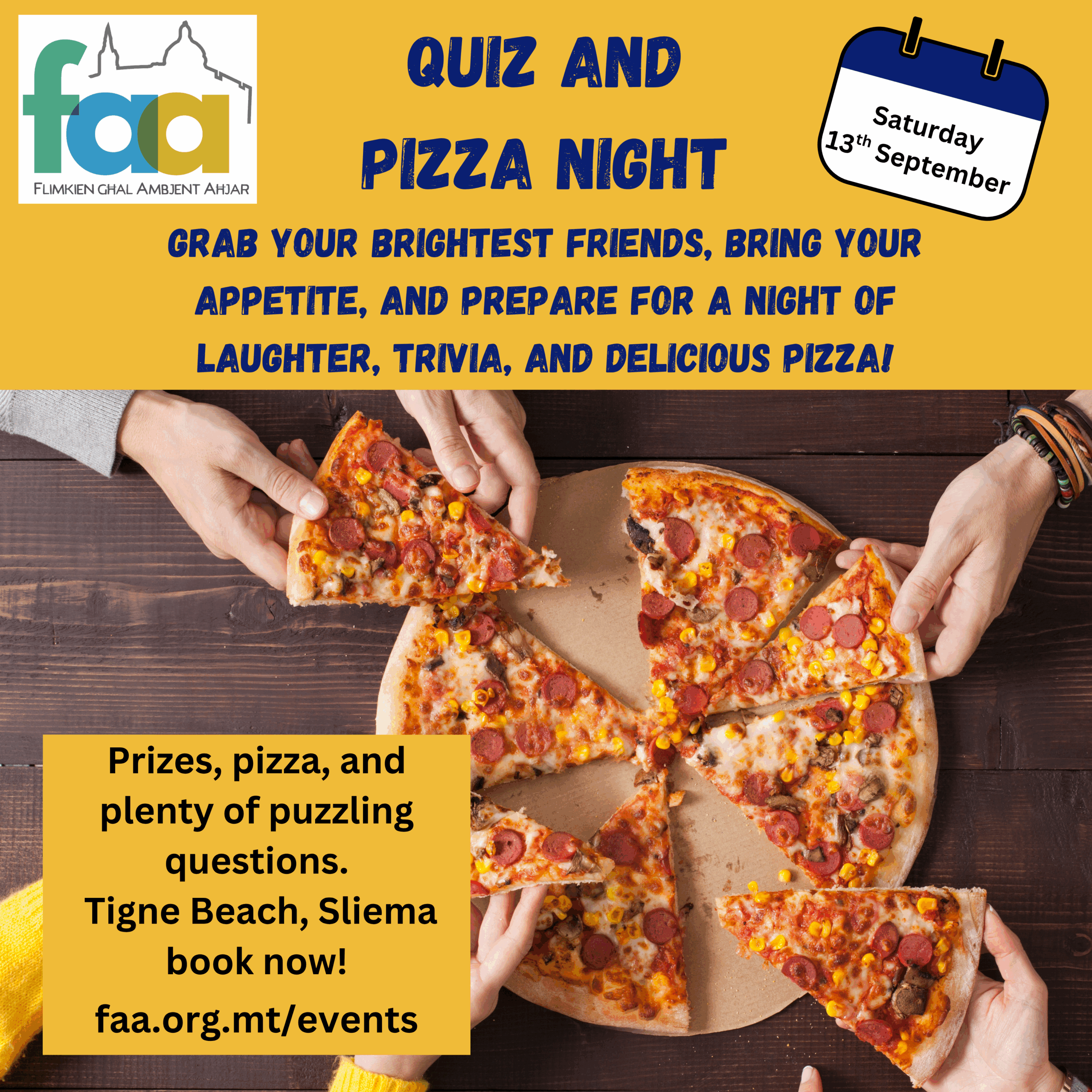 Pizza and Quiz Night